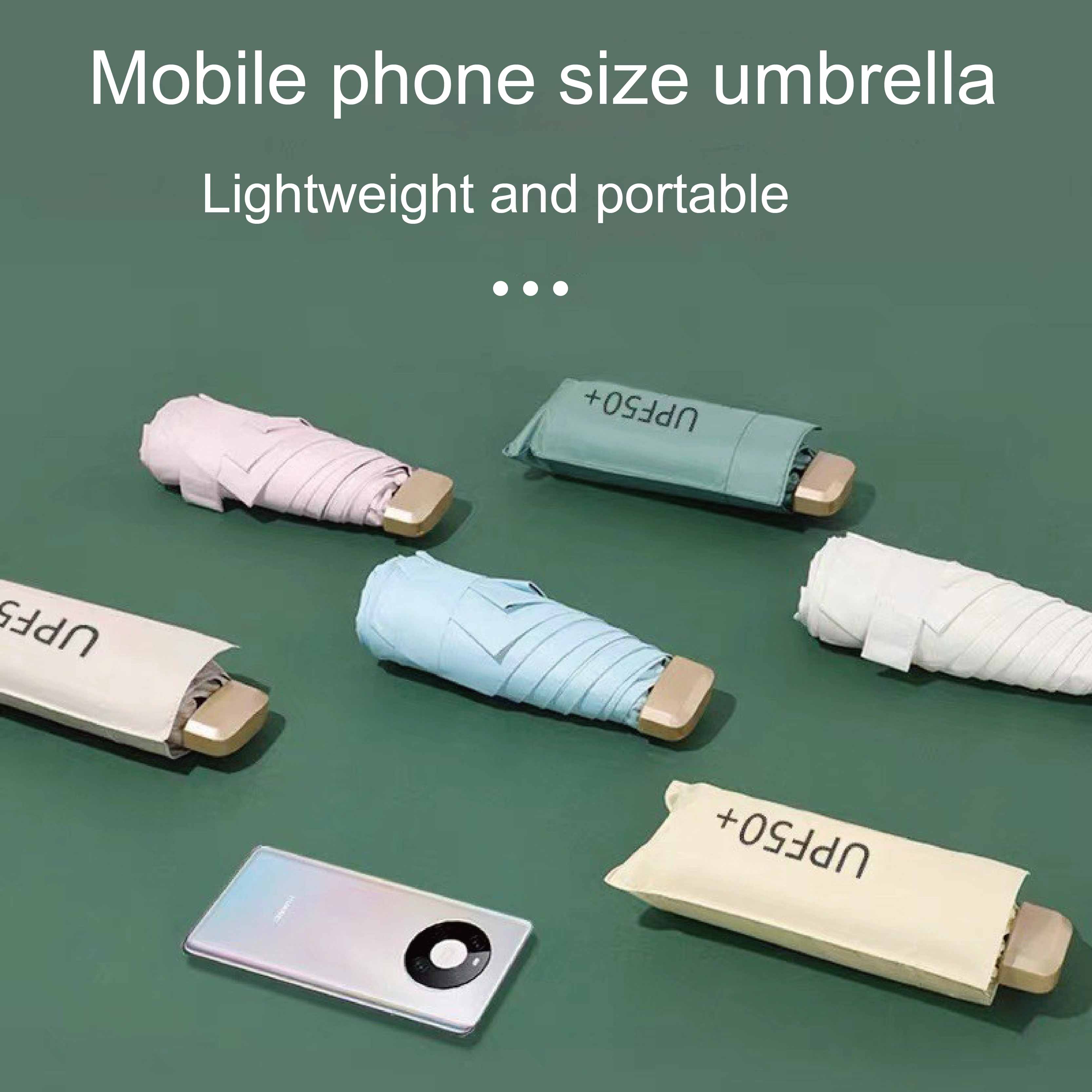 Men'S Fashion Umbrella - Mini five-fold umbrella sun protection sun