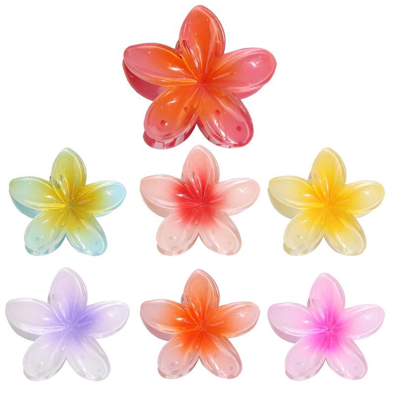 Men Fashion Hair Style - Fashion Women Flower Hair Claws Hawaiian