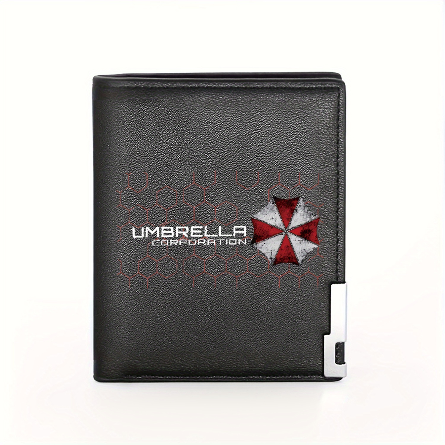 Men'S Fashion Umbrella - Umbrella Corporation Logo Wallet: Stylish,Practical,and Premium