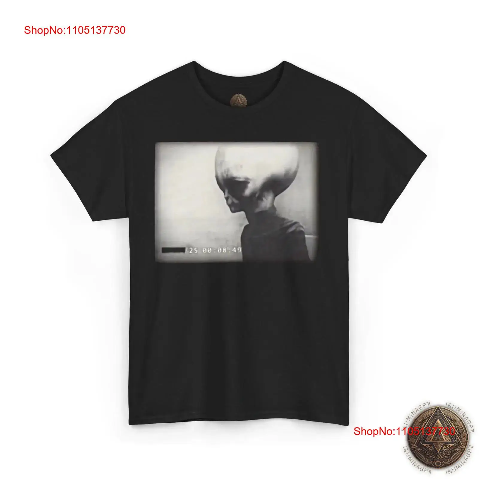 Men'S Fashion Everyday - Skinny Bob T Shirt Roswell Alien
