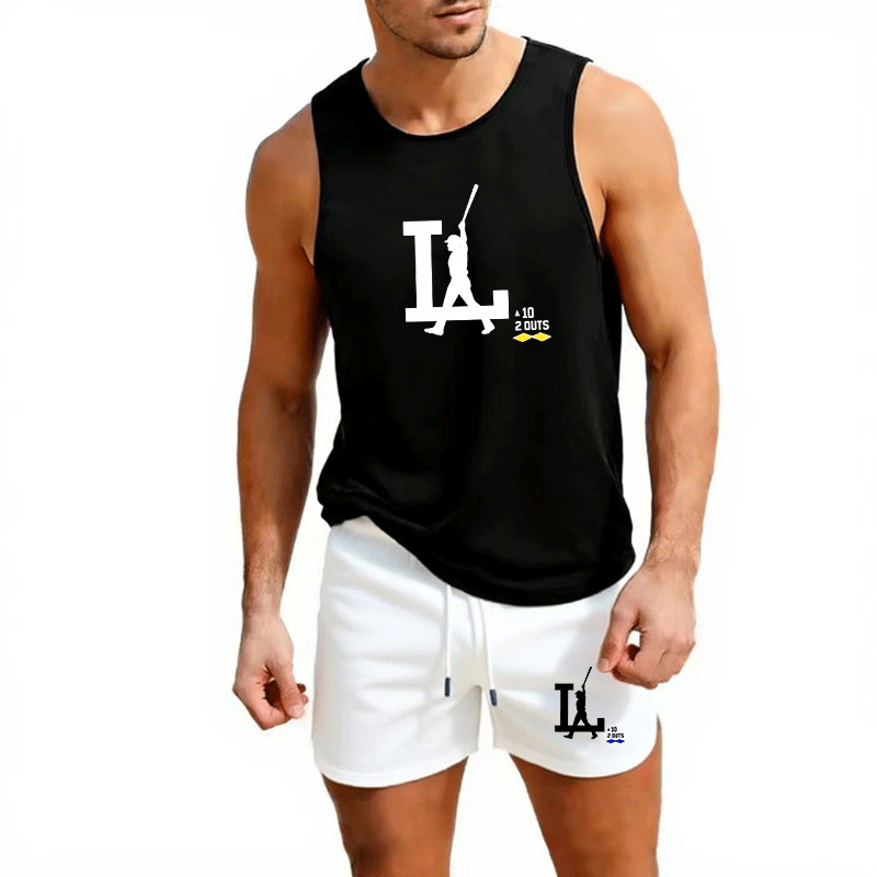 Mens Fashion Summer - European Size Men Vest Shorts 2