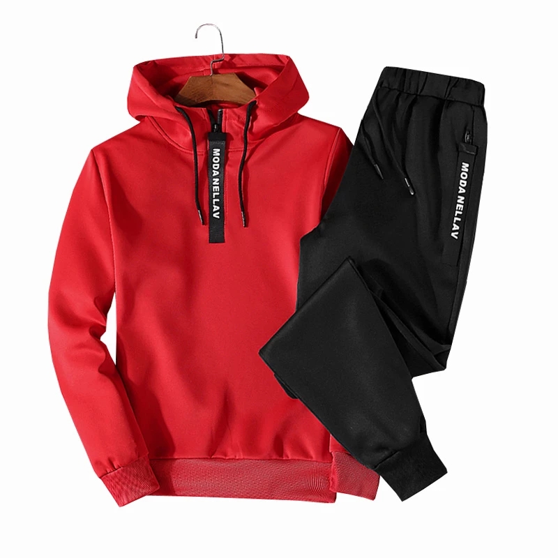 Mens Fashion Suits - Men Outfit Set Jogger Sports Suits
