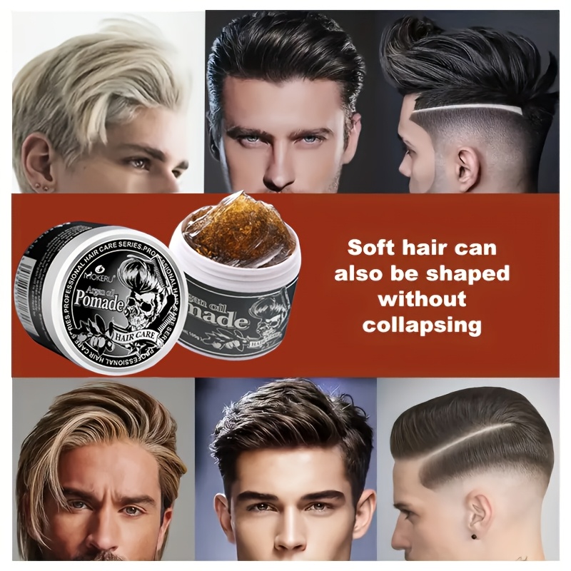 Men Fashion Hair Style - Mokeru Fashion Waxing Strong Hold Long