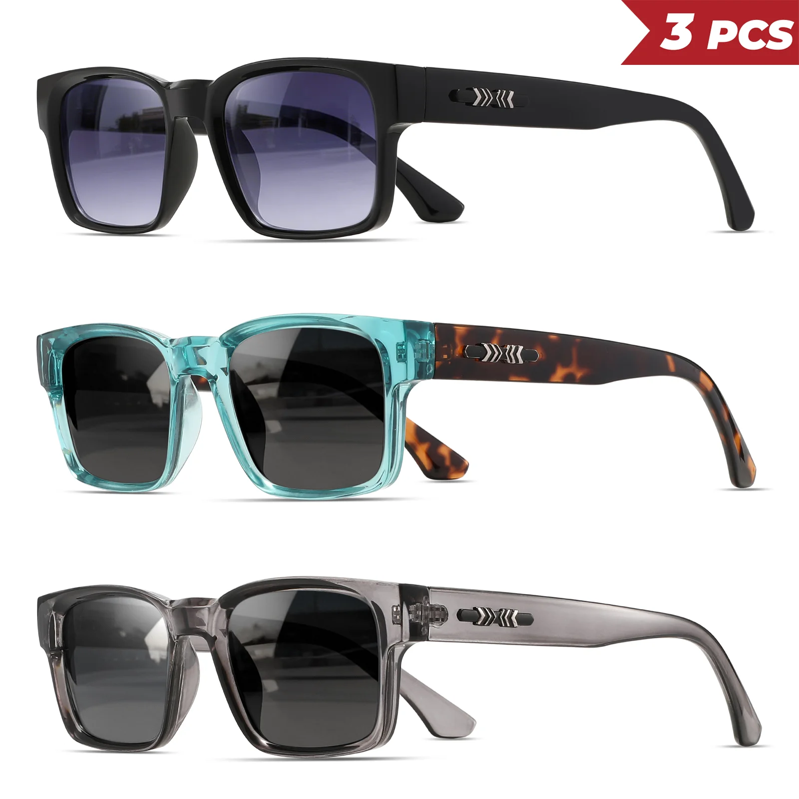 Men'S Fashion Accessories - 1/3PCS Oversize frame One-piece Goggle Men