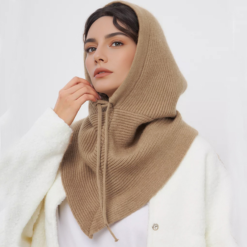 Beanie Winter Hat - Winter Balaclava Hat Scarf for Women