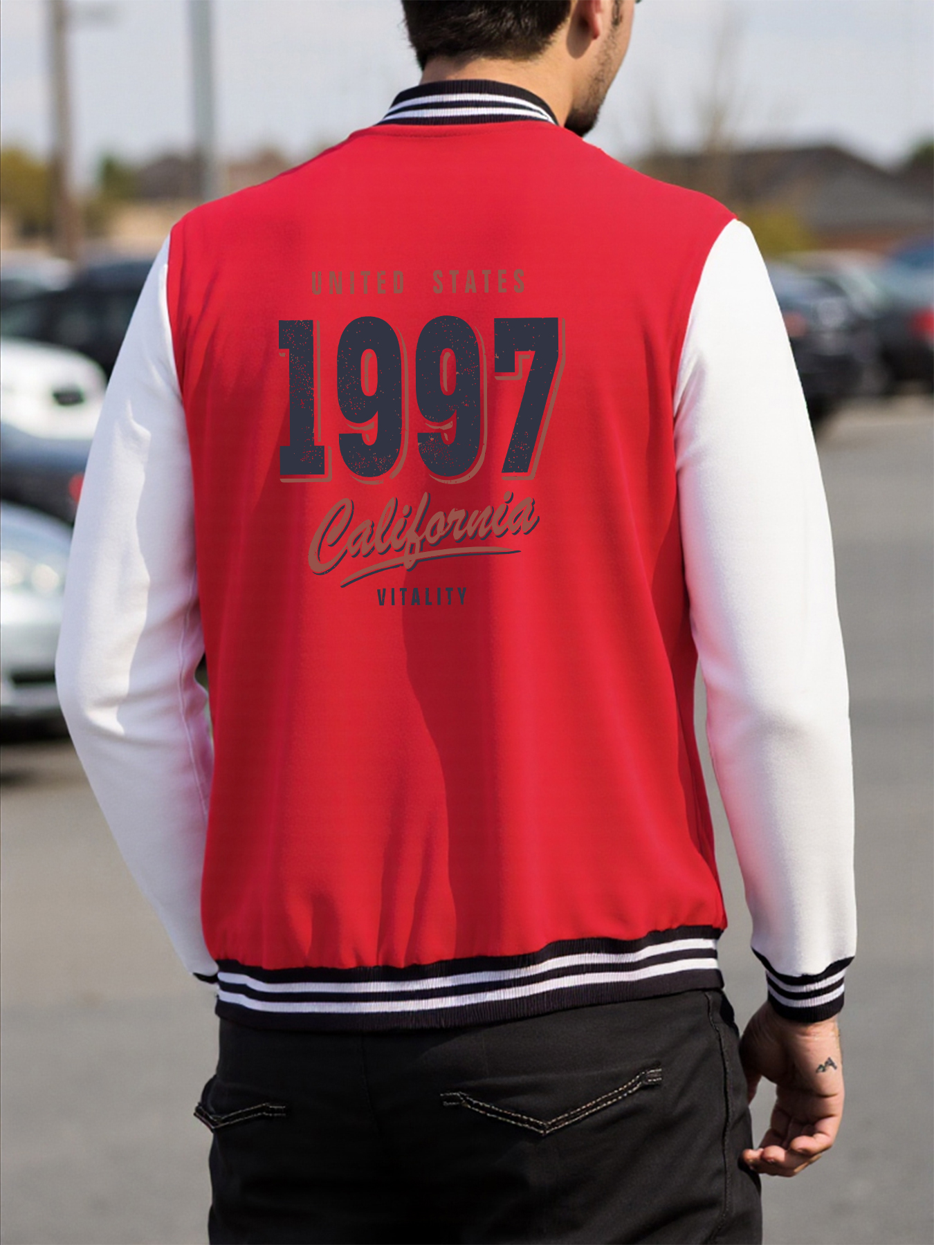 Mens Fashion Baseball Jersey - United States California 1997 Design Men