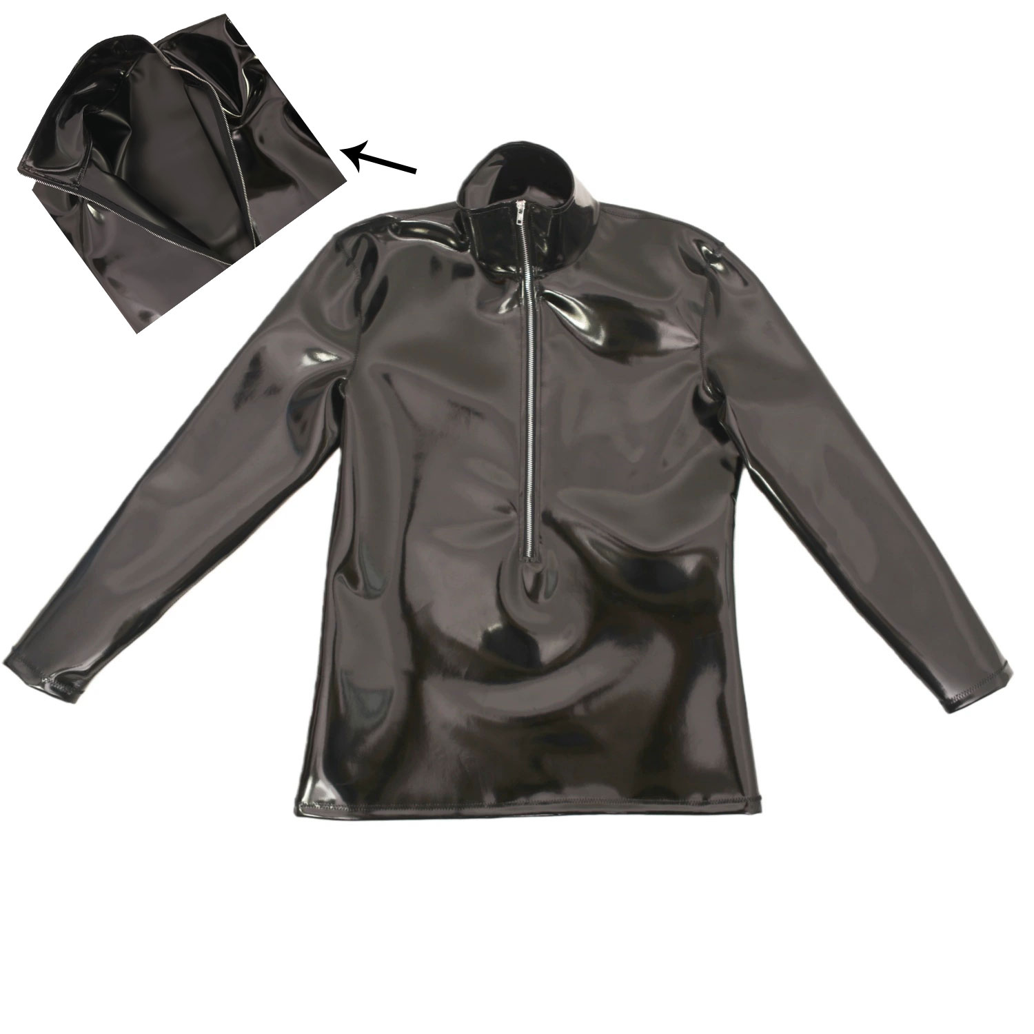 New Fashion Cloth Latex Men's  - Mens Fashion Top reseña y precio