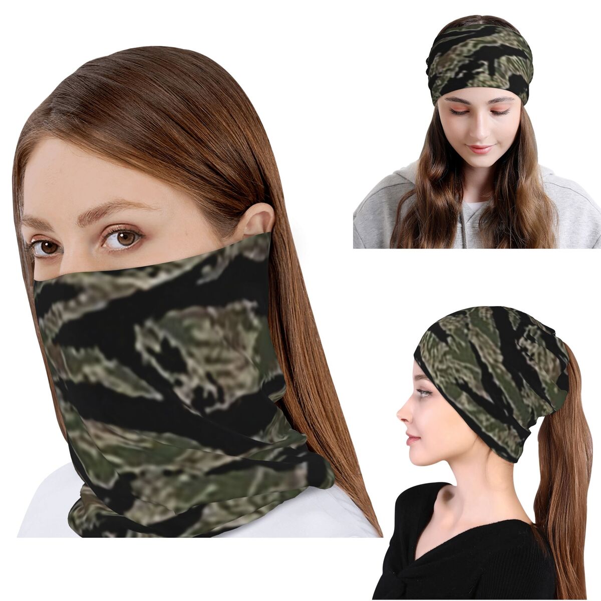Tiger Stripe Camouflage Milita - Beanie Winter Hat reseña y precio