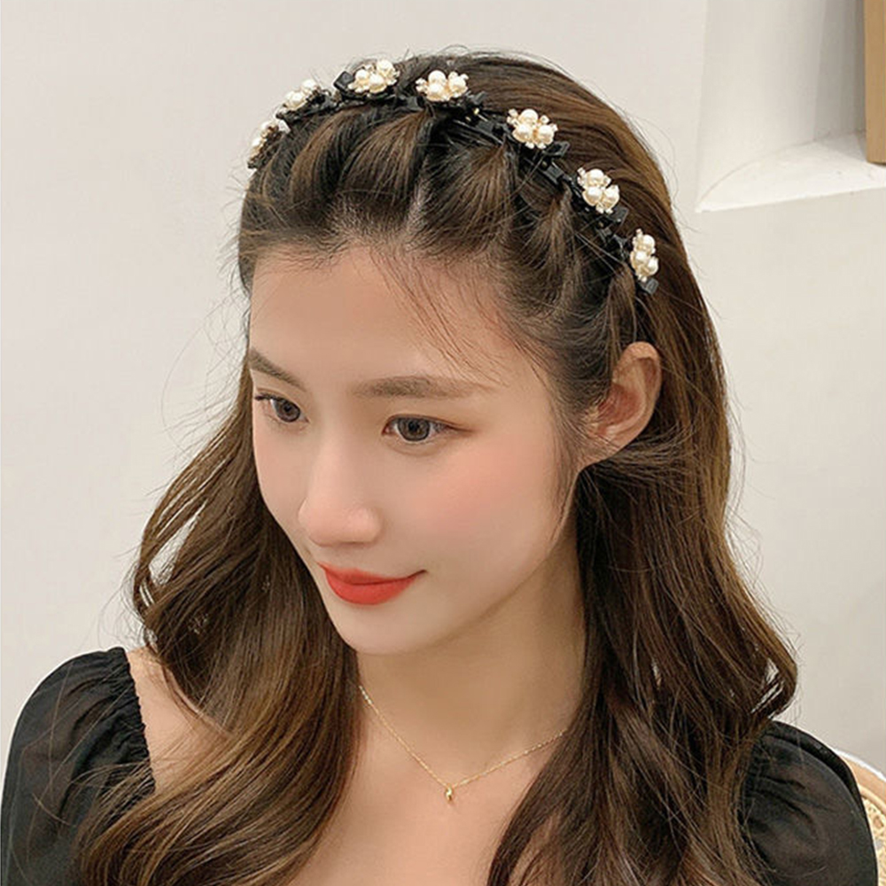 Unisex Alice Pearls Elegant Ha - Men Fashion Hair Style reseña y precio