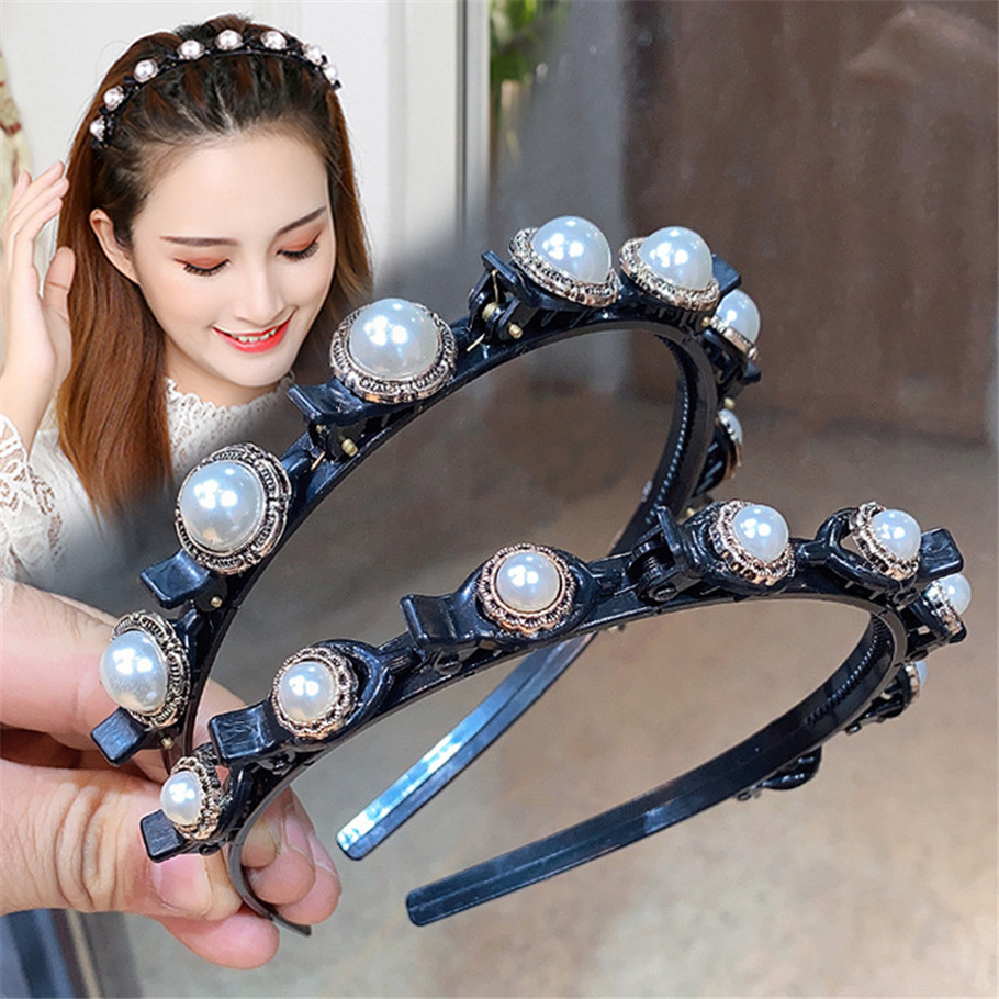 Unisex Alice Pearls Elegant Ha - Men Fashion Hair Style reseña y precio