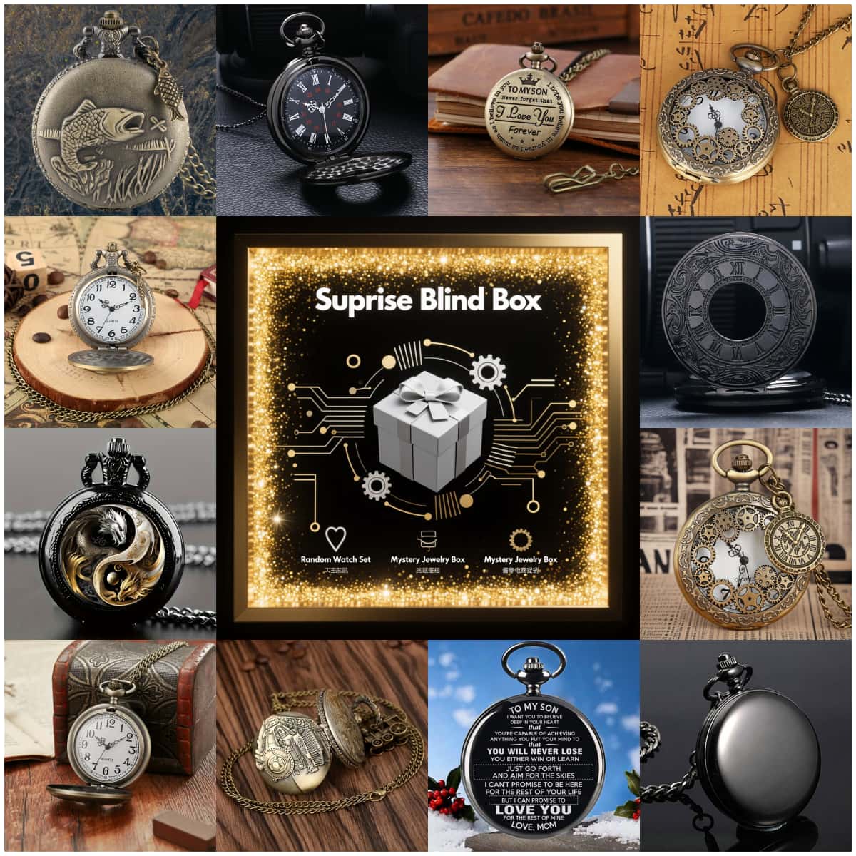 1PC Surprise Mystery Watch Bli - Mens Fashion Watch reseña y precio