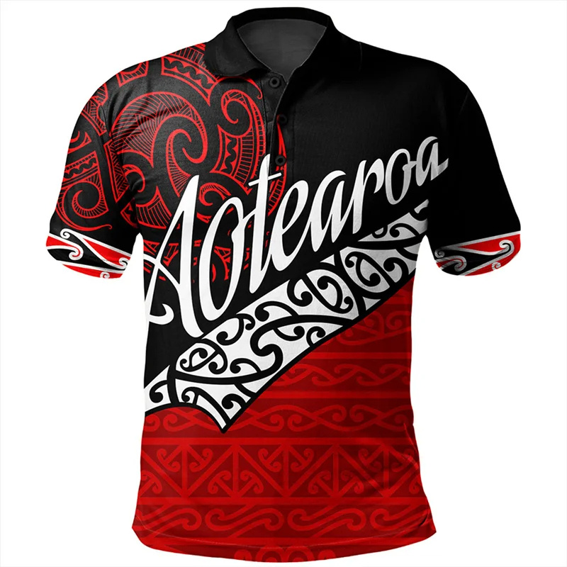 New Zealand NZ Flag Maori Patt - Mens Fashion Rugby Shirts reseña y precio