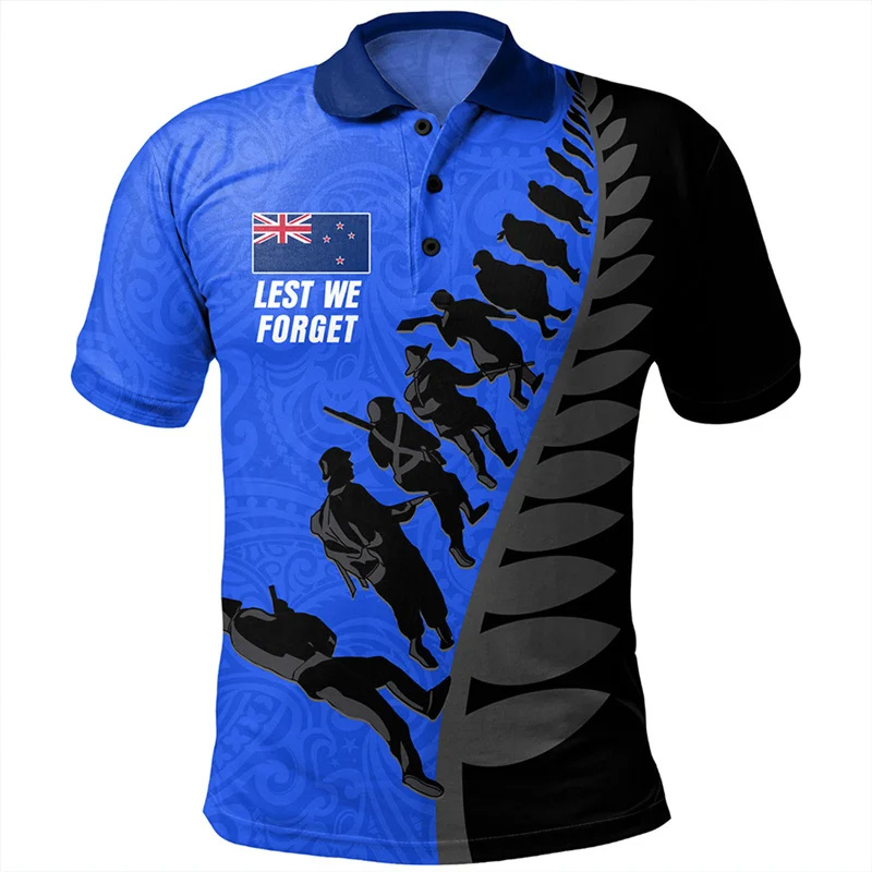 New Zealand NZ Flag Maori Patt - Mens Fashion Rugby Shirts reseña y precio