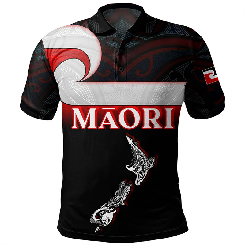 New Zealand NZ Flag Maori Patt - Mens Fashion Rugby Shirts reseña y precio