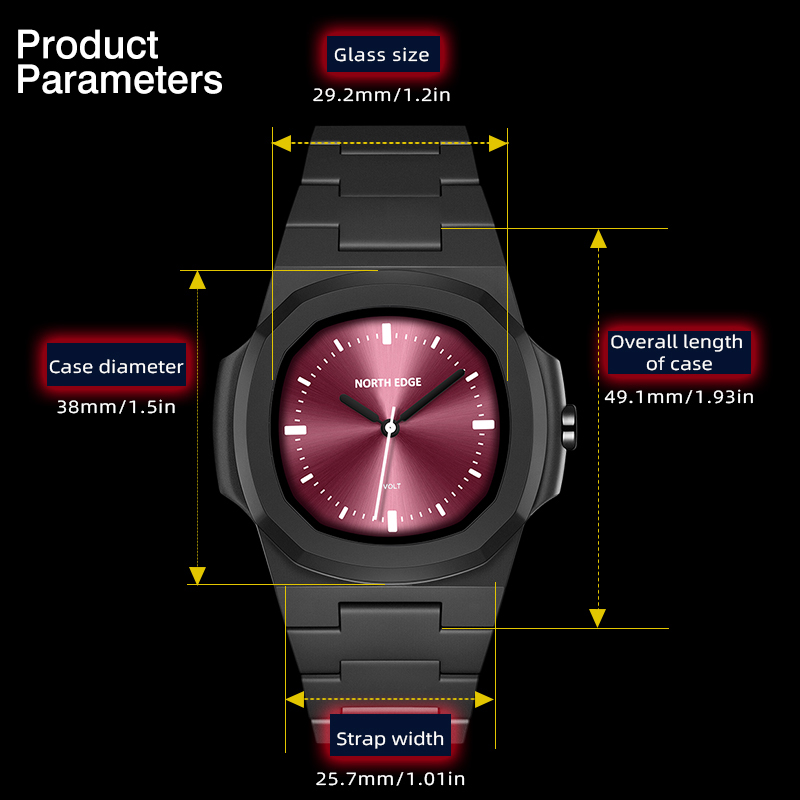NORTH EDGE Watch for Man New V - Mens Fashion Watch reseña y precio