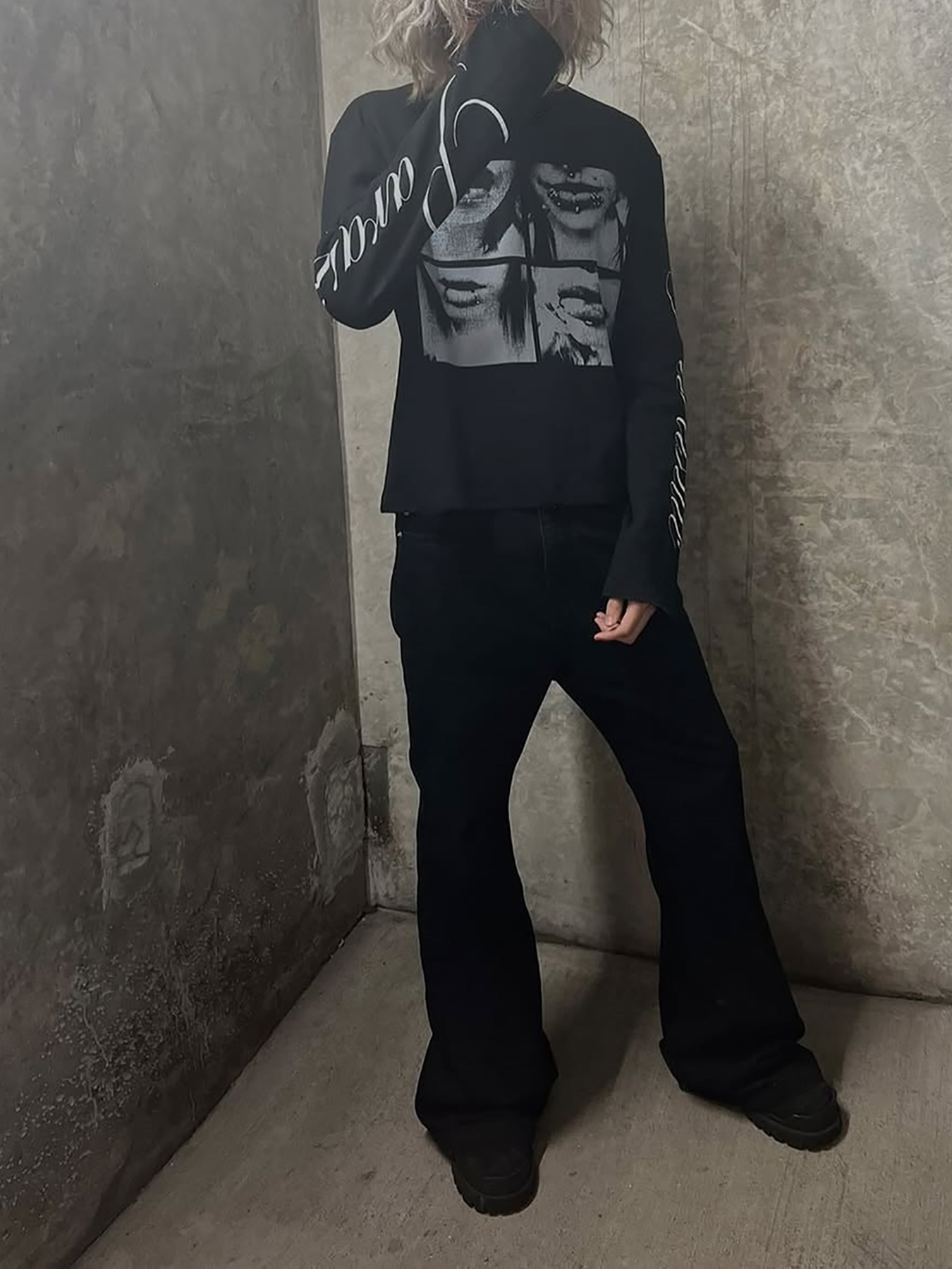 Dark style street punk unisex  - Mens Fashion Summer reseña y precio
