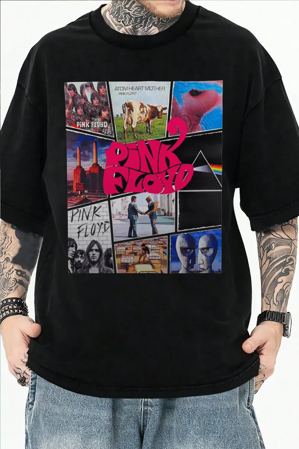 Best 2026 Pink Floyd Graphic C - Men'S Fashion Pink Shirt reseña y precio