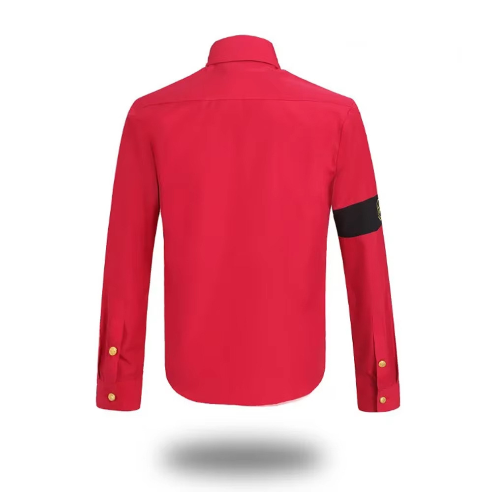 Michael Jackson Anti-War Milit - Men Fashion Vintage reseña y precio
