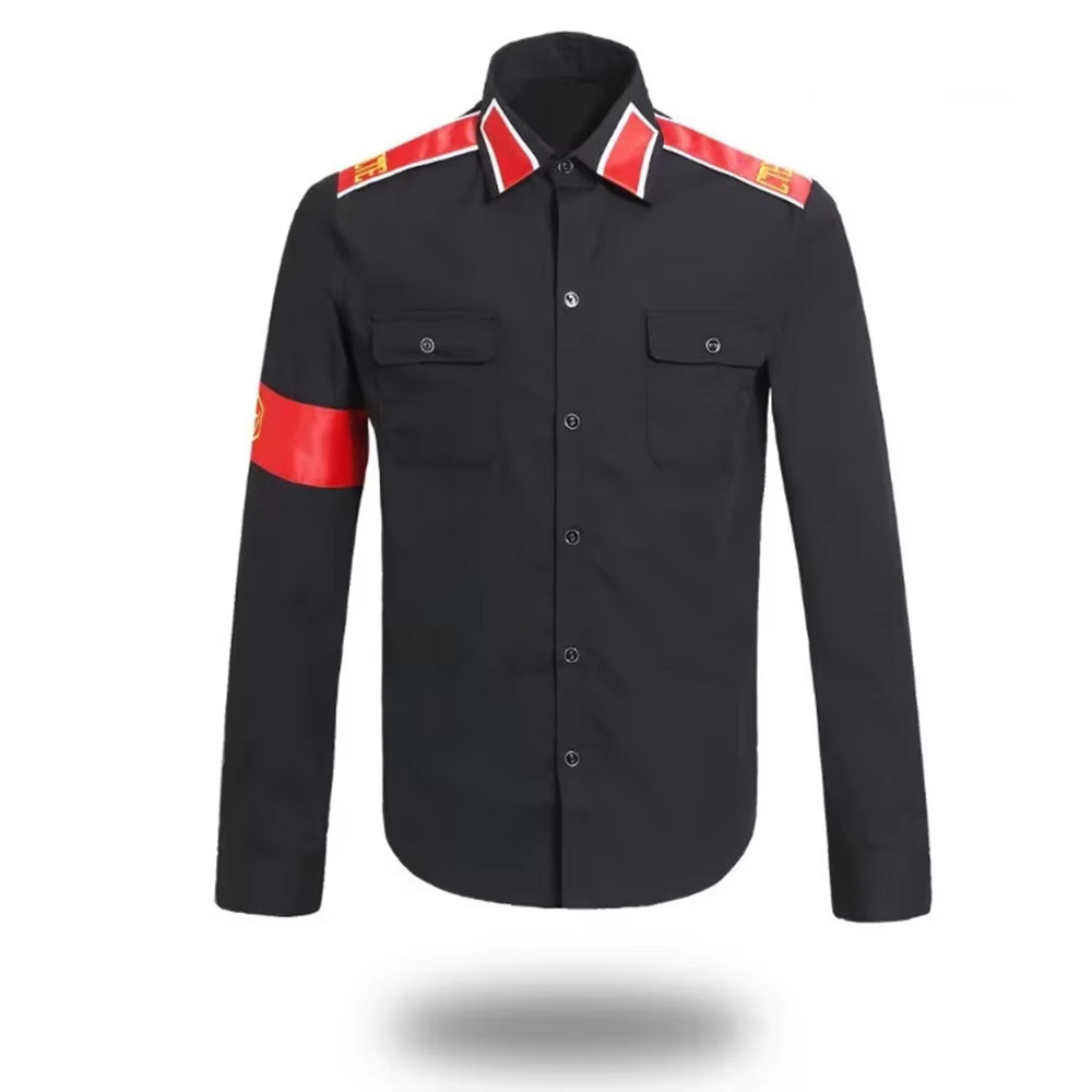 Michael Jackson Anti-War Milit - Men Fashion Vintage reseña y precio