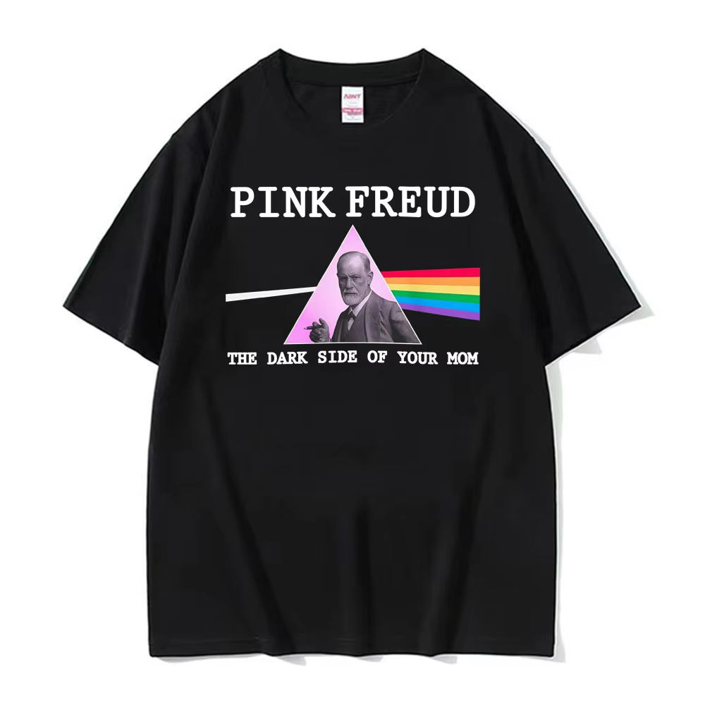 Funny Pink Freud The Dark Side - Men'S Fashion Pink Shirt reseña y precio