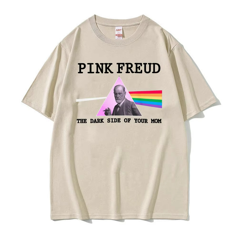 Funny Pink Freud The Dark Side - Men'S Fashion Pink Shirt reseña y precio
