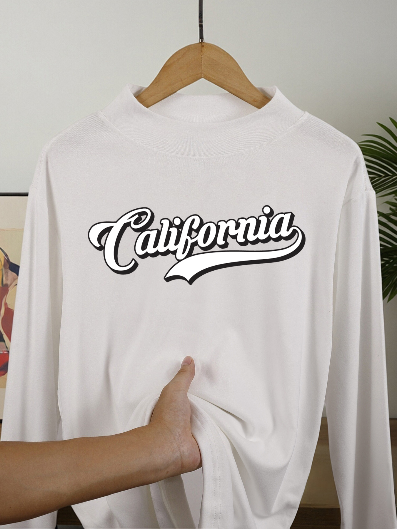 California Art Letter Printing - Mens Fashion Top reseña y precio