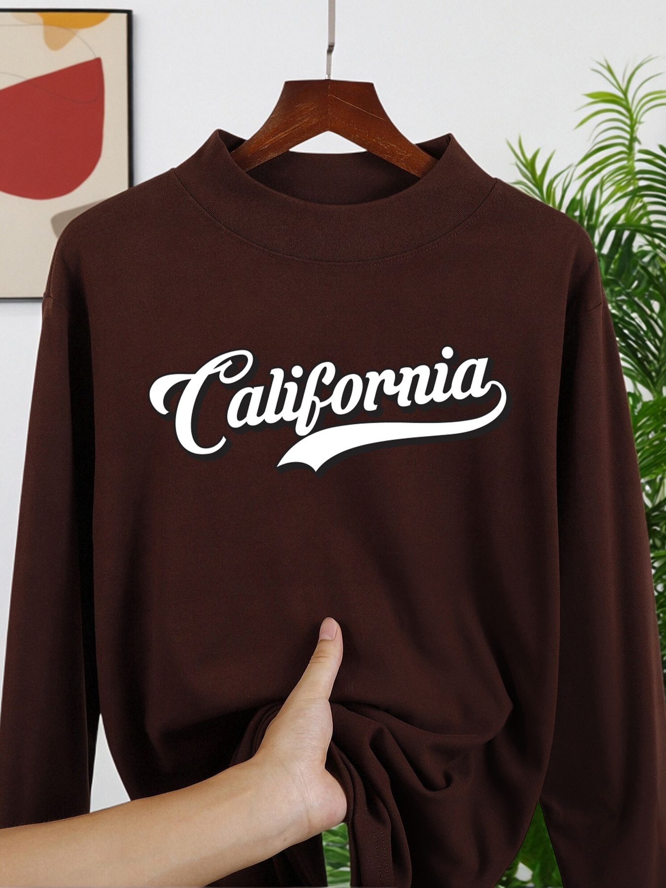 California Art Letter Printing - Mens Fashion Top reseña y precio