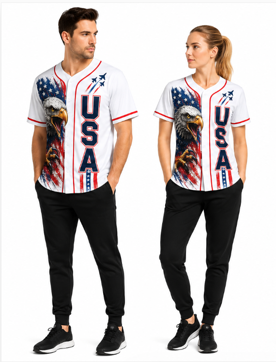 Baseball Jersey USA 250 Baseba - Mens Fashion Baseball Jersey reseña y precio