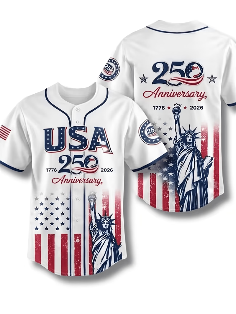 Baseball Jersey USA 250 Baseba - Mens Fashion Baseball Jersey reseña y precio