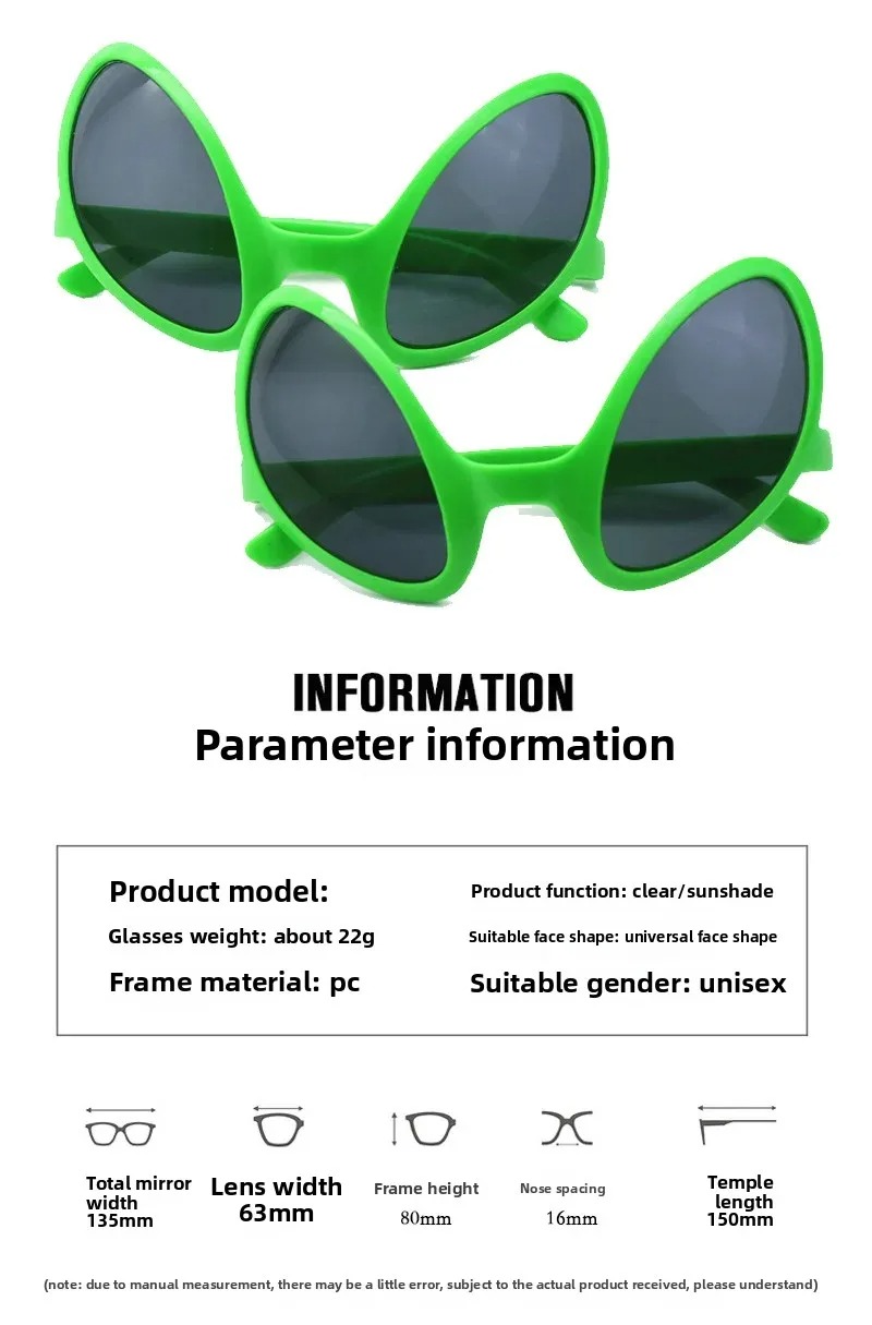 Green Alien Martian Quirky Sun - Men'S Fashion Accessories reseña y precio
