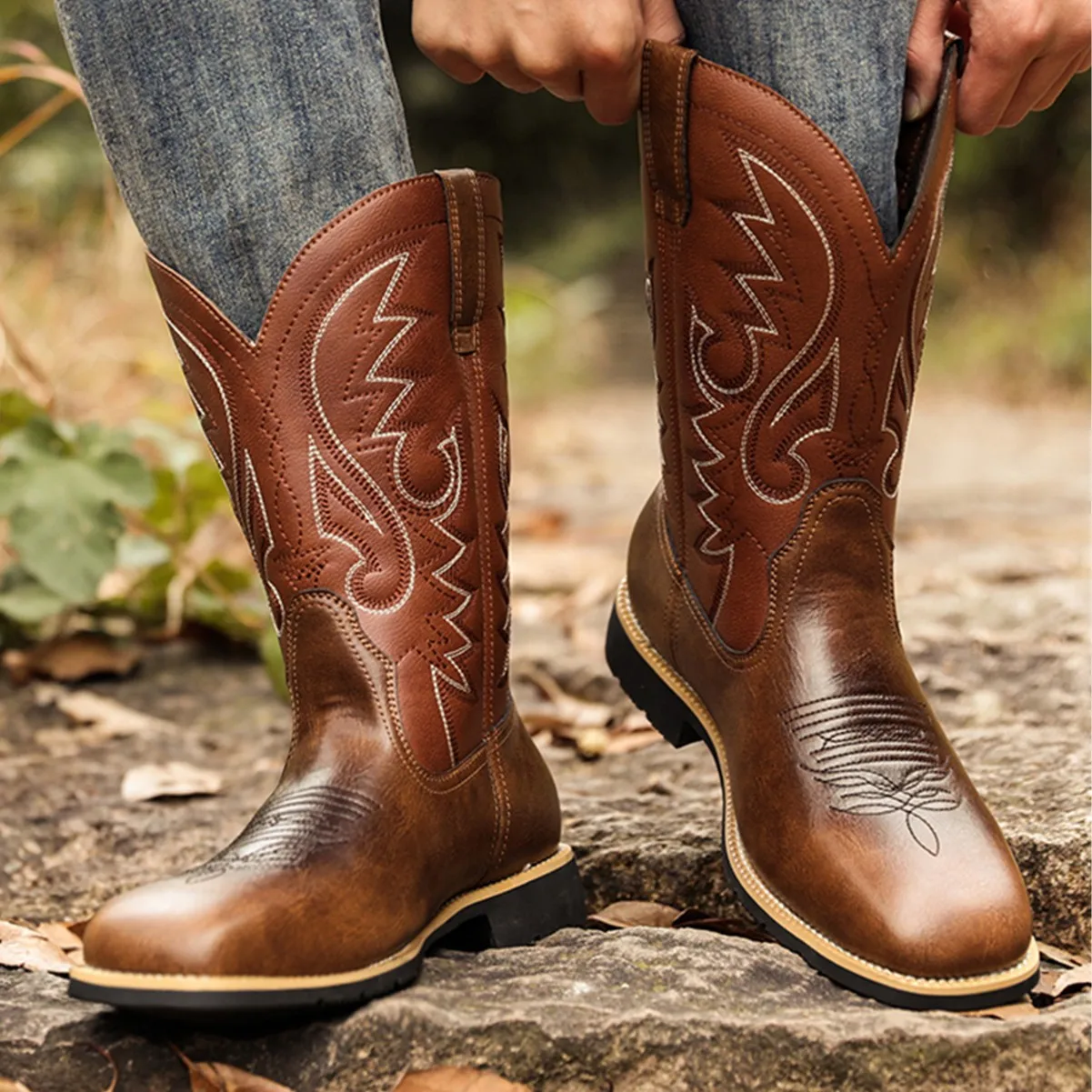 Men's Mid-calf Boots Fashion H - Mens Fashion Winter 2025 reseña y precio