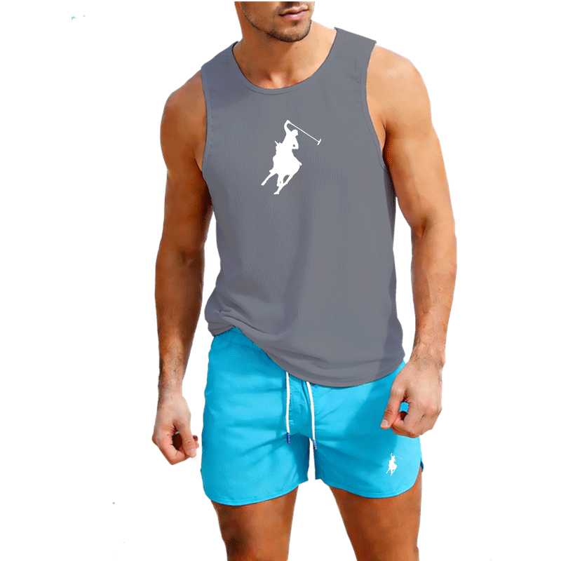 European Men Summer Vest and S - Mens Fashion Summer reseña y precio