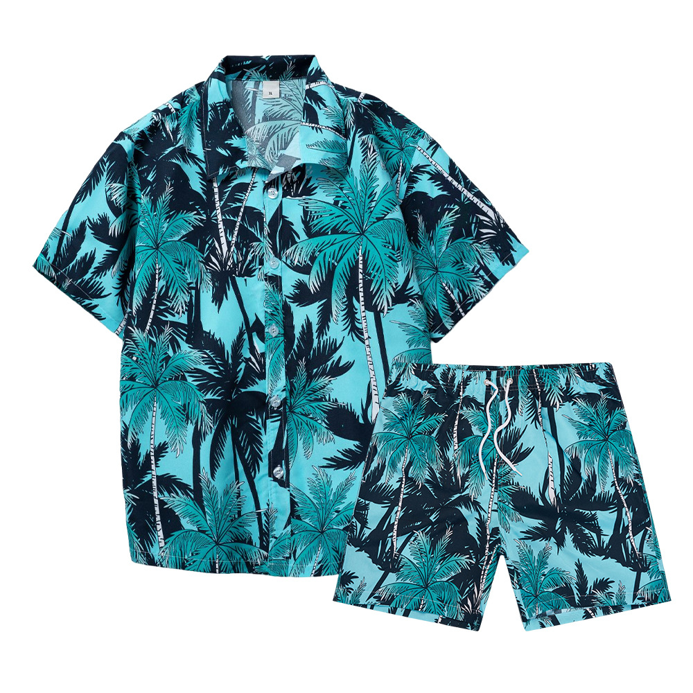 Hawaiian Coconut Tree 3D Print - Mens Fashion Suits reseña y precio