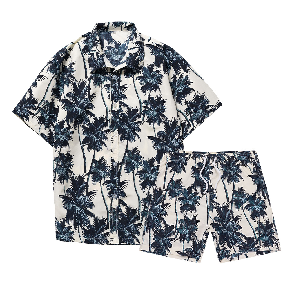 Hawaiian Coconut Tree 3D Print - Mens Fashion Suits reseña y precio