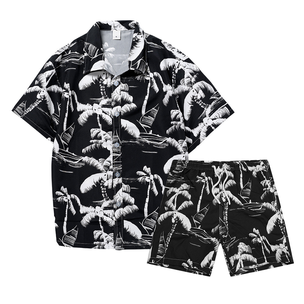 Hawaiian Coconut Tree 3D Print - Mens Fashion Suits reseña y precio