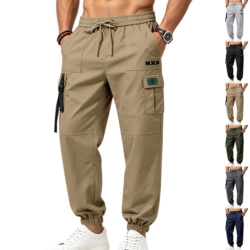 Men's casual cargo joggers wit - Cargo Jogger Pants reseña y precio