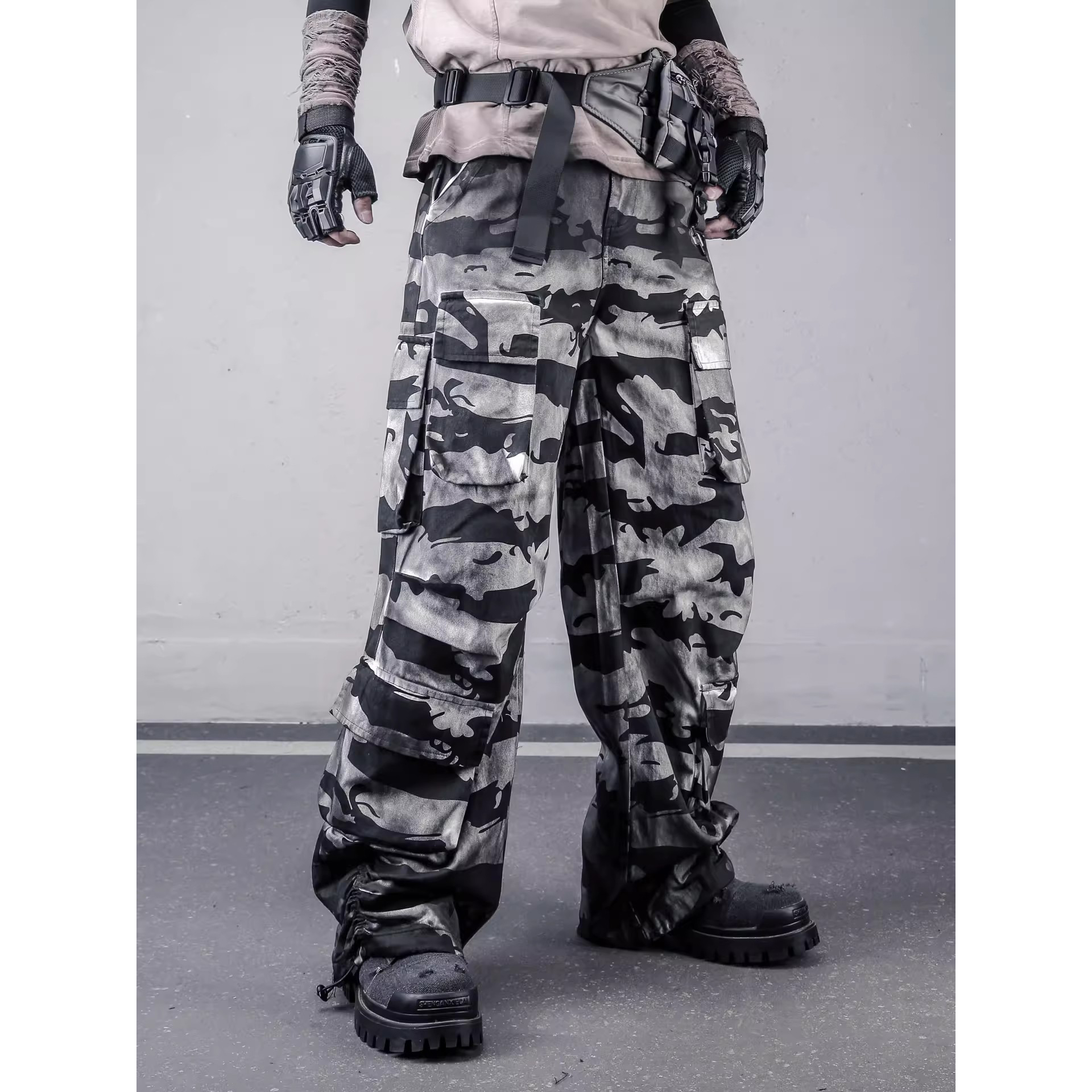 Vintage Men's Camo Cargo Pants - Cargo Jogger Pants reseña y precio
