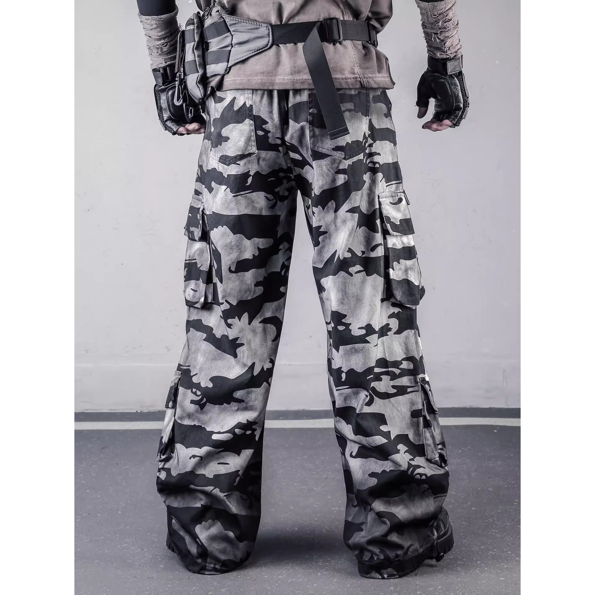 Vintage Men's Camo Cargo Pants - Cargo Jogger Pants reseña y precio