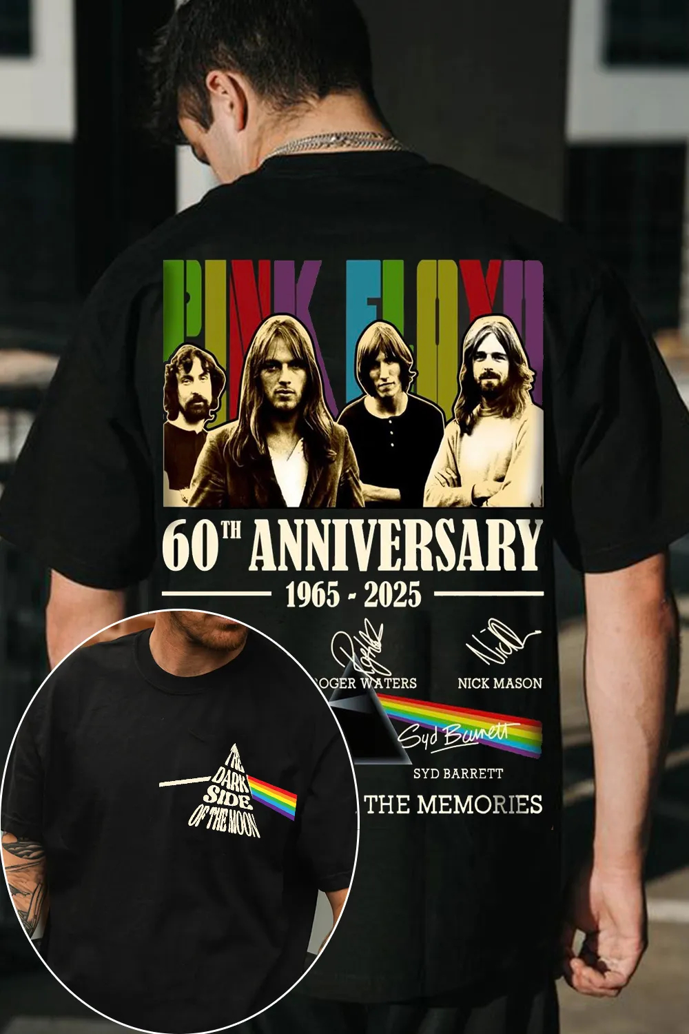 Fit Pink Floyd Graphic Cotton  - Men'S Fashion Pink Shirt reseña y precio
