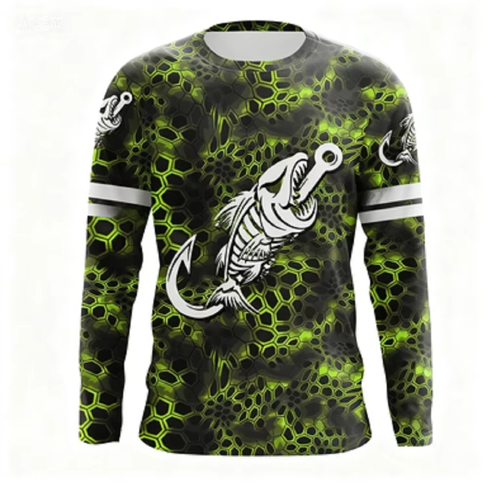 Fashionable Bass Pattern Crew  - Mens Fashion Top reseña y precio