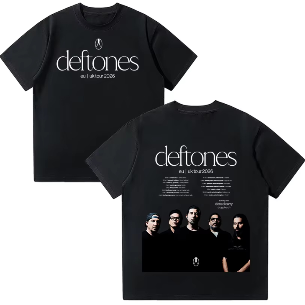 Deftones EU UK Tour 2026 T-shi - Men'S Fashion Uk 2026 reseña y precio
