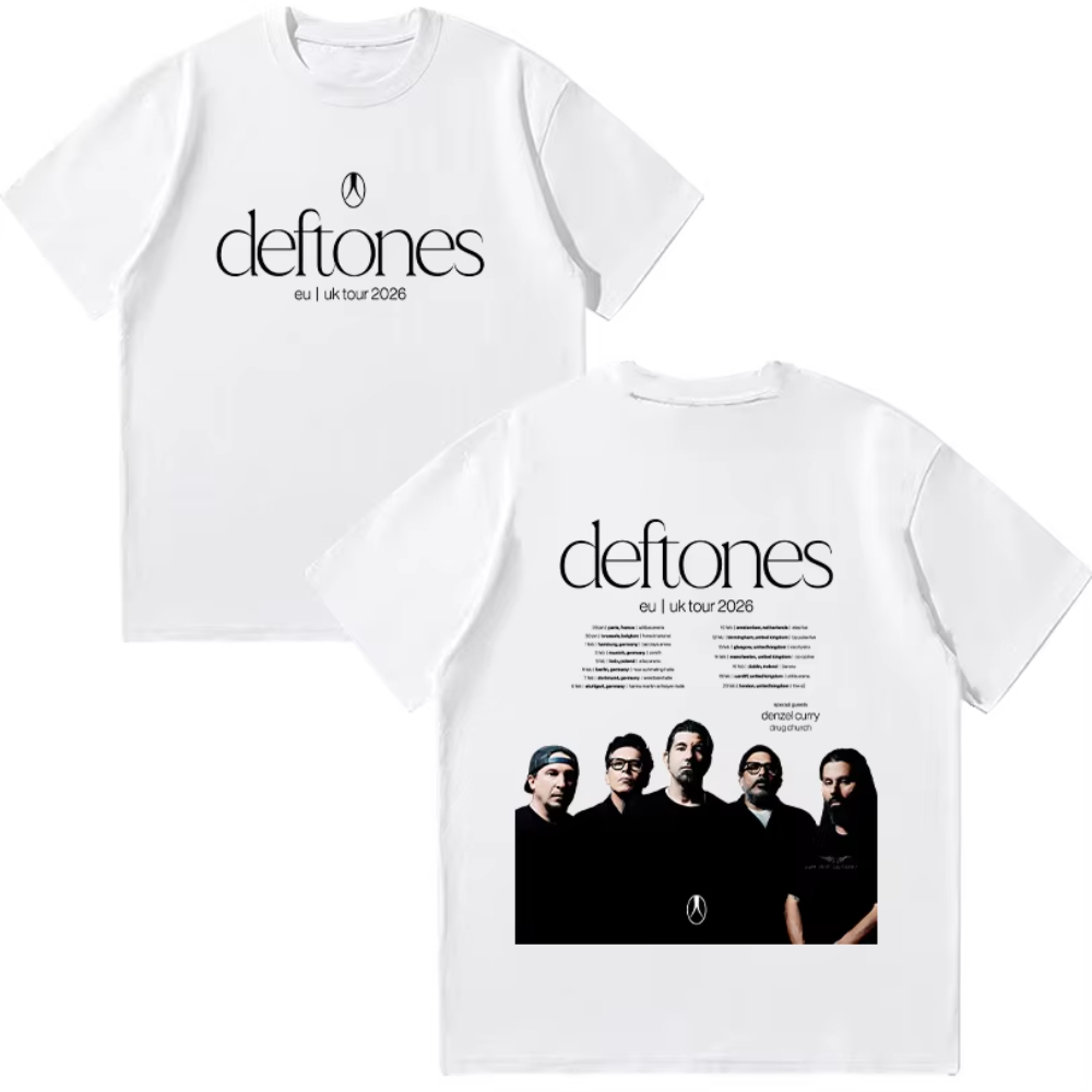 Deftones EU UK Tour 2026 T-shi - Men'S Fashion Uk 2026 reseña y precio