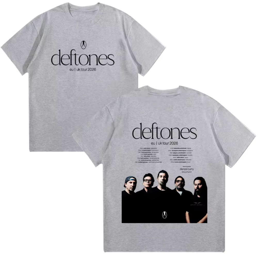 Deftones EU UK Tour 2026 T-shi - Men'S Fashion Uk 2026 reseña y precio