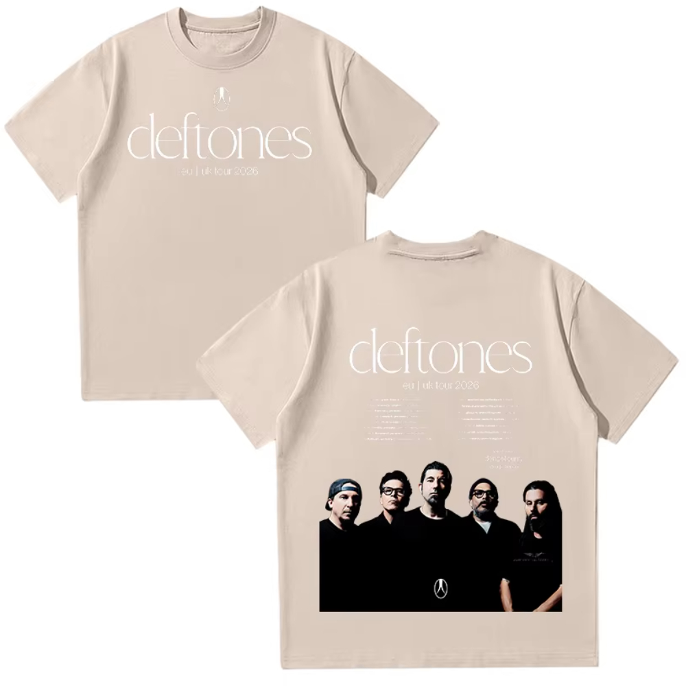 Deftones EU UK Tour 2026 T-shi - Men'S Fashion Uk 2026 reseña y precio