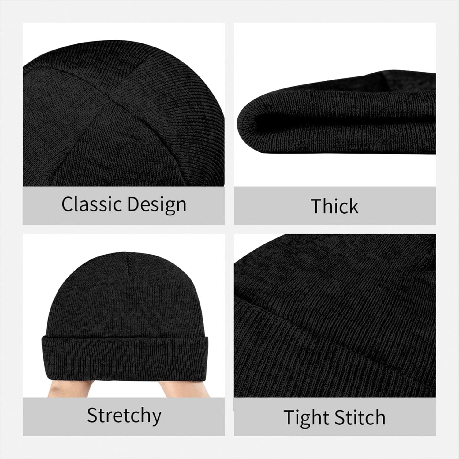 Beanie Hats for Men Women - Fu - Beanie Winter Hat reseña y precio