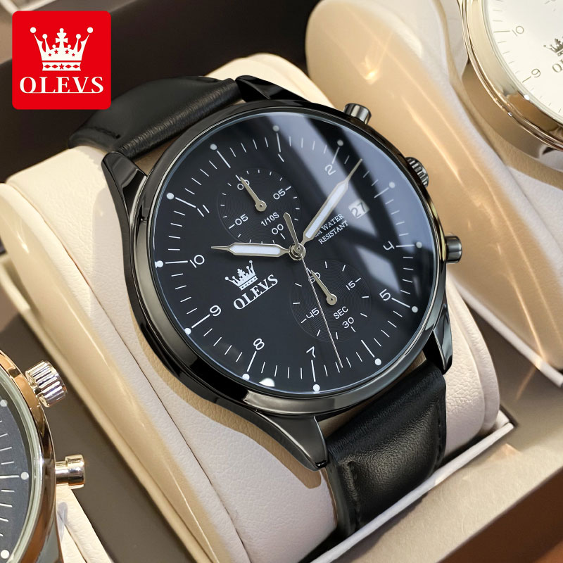 OLEVS casual fashion men's wat - Mens Fashion Watch reseña y precio