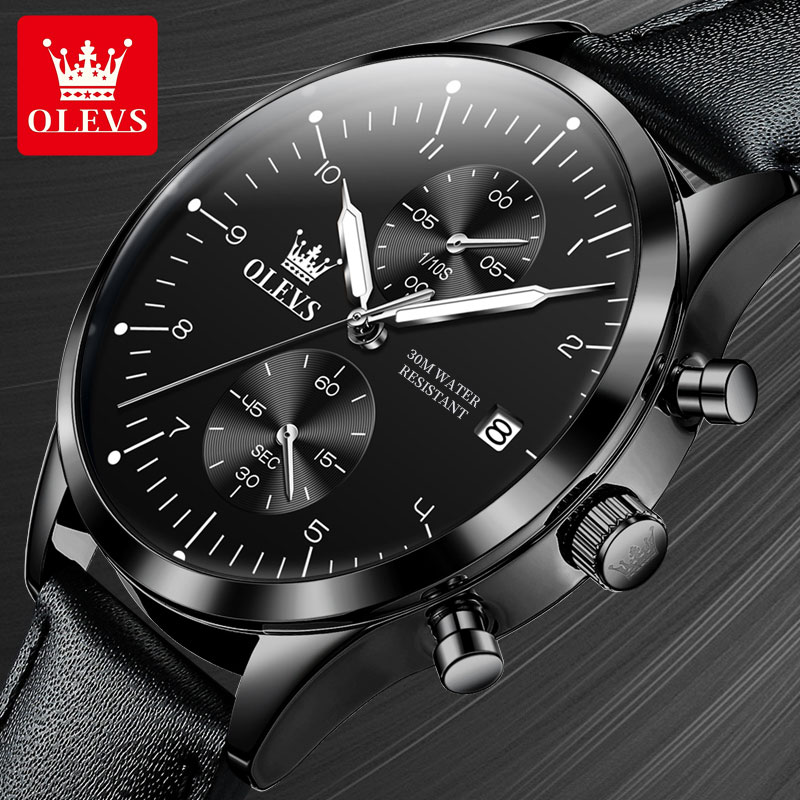 OLEVS casual fashion men's wat - Mens Fashion Watch reseña y precio