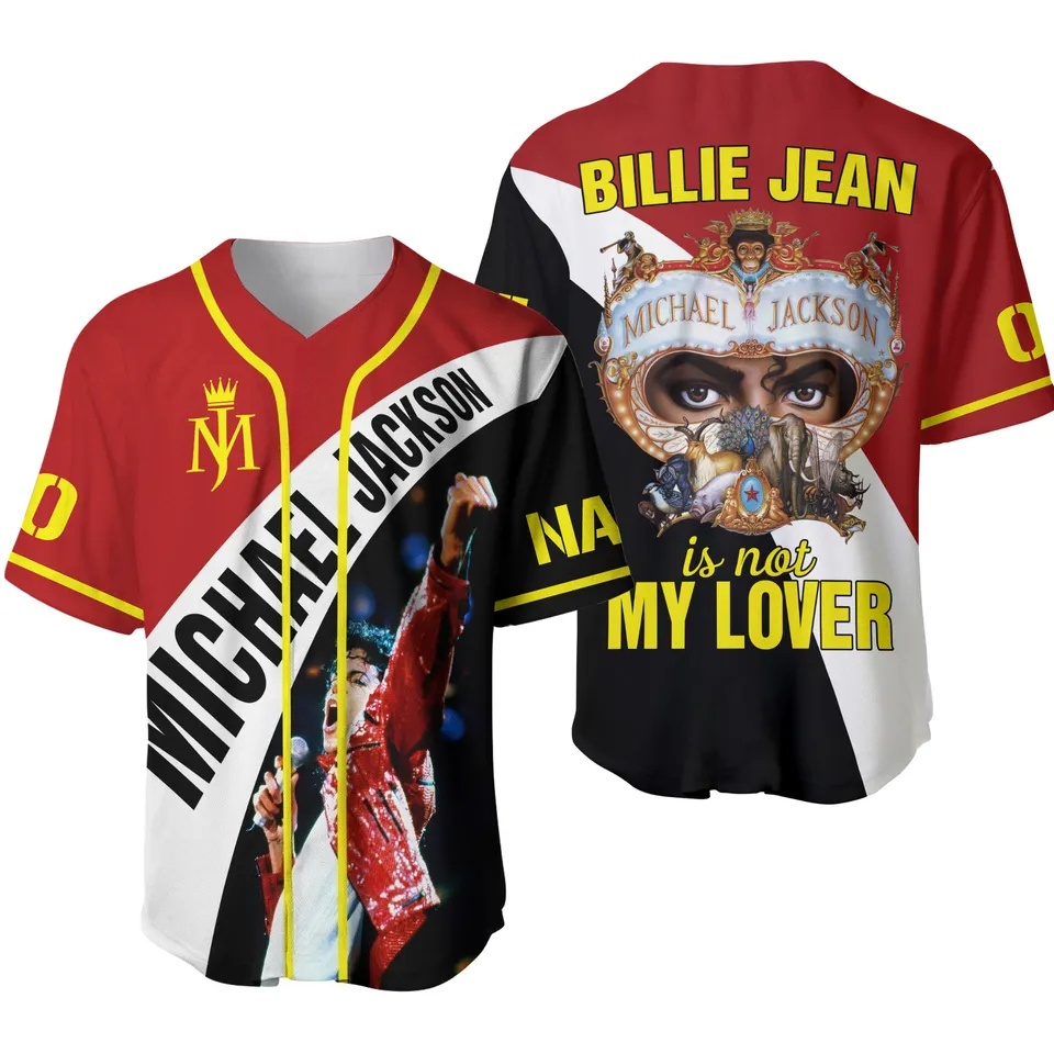 2026Michael Jackson Moonwalker - Mens Fashion Baseball Jersey reseña y precio