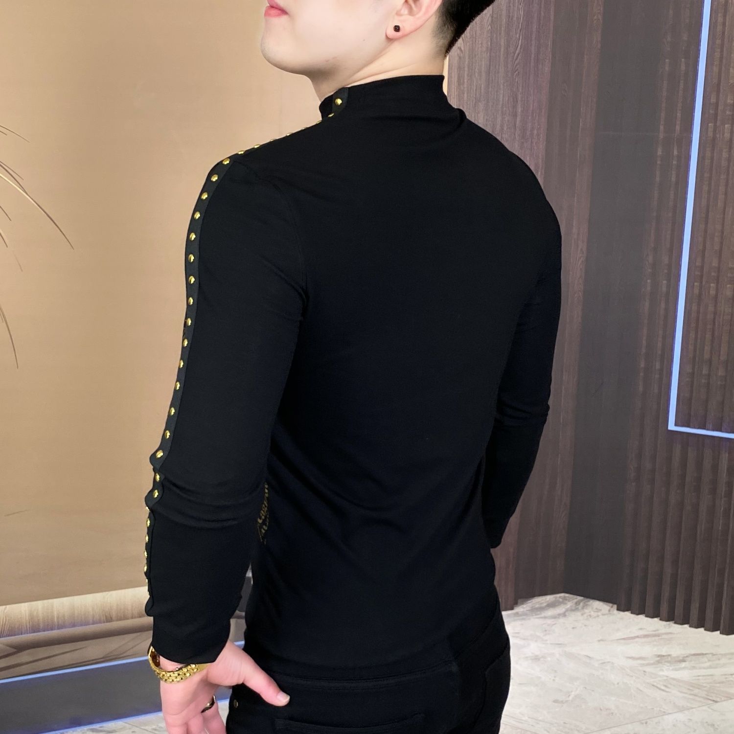 New long-sleeved tops for fash - Mens Fashion Top reseña y precio