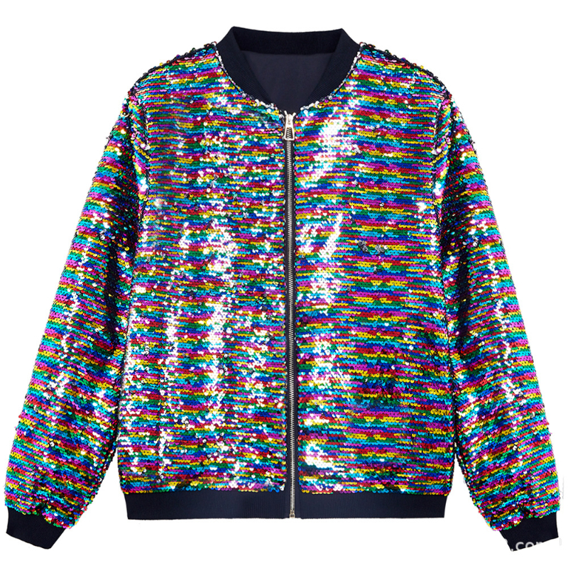 2025 New Flip Over Sequin Jack - Mens Fashion Baseball Jersey reseña y precio